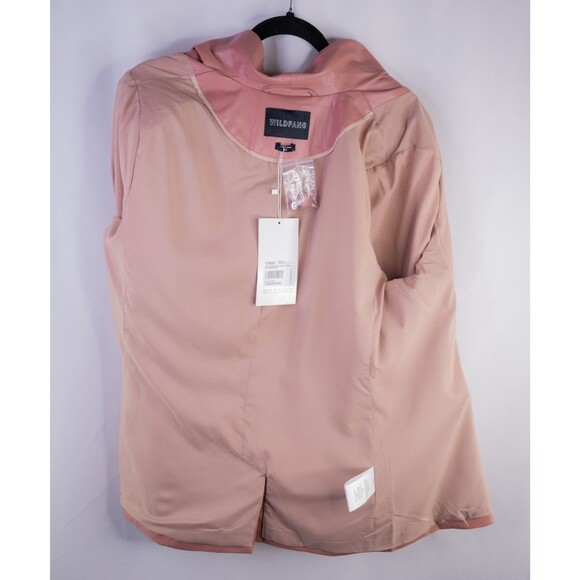 Wildfang Dusky Rose Leather Blazer Jacket - Picture 13 of 16